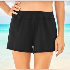 Swimsuits‎ for All Black Bikini Lined Boy Short Swimsuit Bottom - Shorts 22